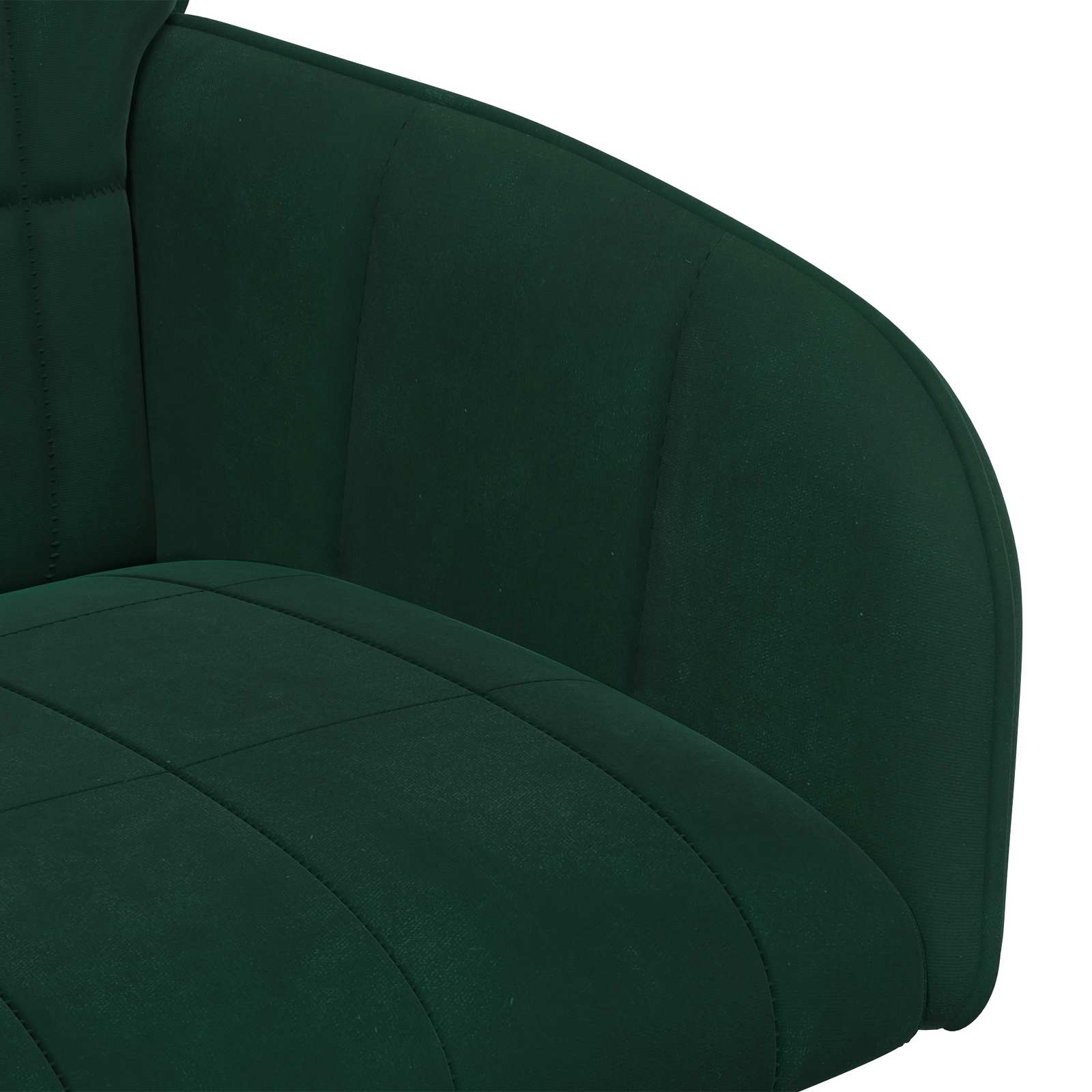 Jedilni stoli 6 pcs Žamet Temno zelena 56,5 x 50 x 86 cm - slika 6