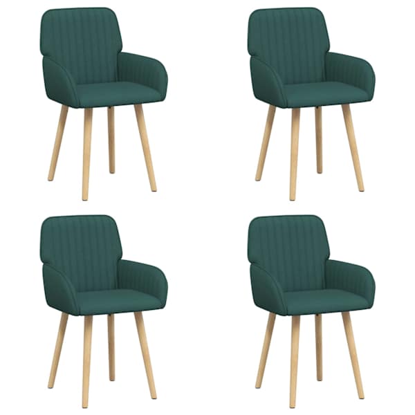 vidaXL S&ouml;&ouml;gitoa Toolid 4 tk kangas Tumeroheline 56,5 x 50 x 87,5 cm