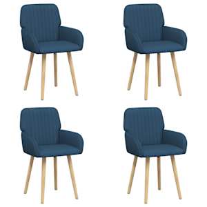 vidaXL S&ouml;&ouml;gitoa Toolid 4 tk kangas Sinine 56,5 x 50 x 87,5 cm