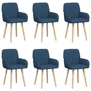 vidaXL S&ouml;&ouml;gitoa Toolid 6 tk kangas Sinine 56,5 x 50 x 87,5 cm