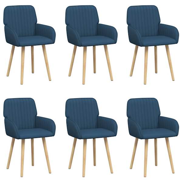 vidaXL S&ouml;&ouml;gitoa Toolid 6 tk kangas Sinine 56,5 x 50 x 87,5 cm