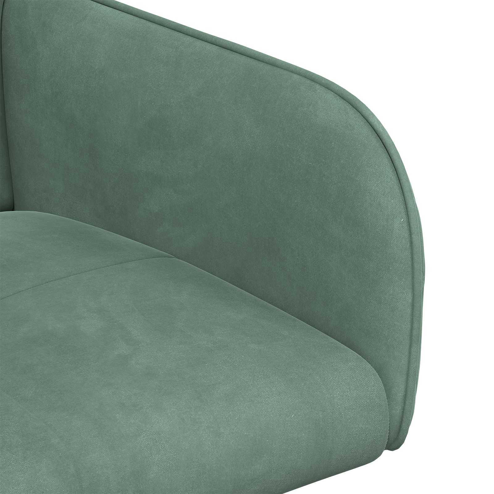 vidaXL Jedilni stoli 6 pcs Žamet Morsko zelena 59 x 56,5 x 86 cm - slika 6