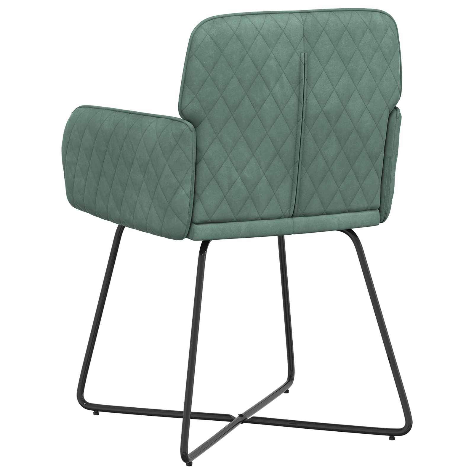 vidaXL Jedilni stoli 6 pcs Žamet Morsko zelena 59 x 56,5 x 86 cm - slika 5