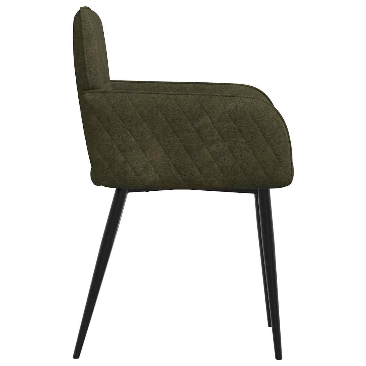 Spisestole Faux Suede Læder 59 x 56,5 x 85 cm - Billede 4