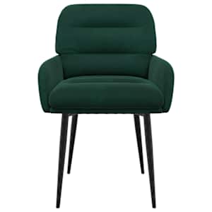 Jídelní židle 6 pcs Samet Tmavě zelená 59 x 59,5 x 90 cm - obrázek 3