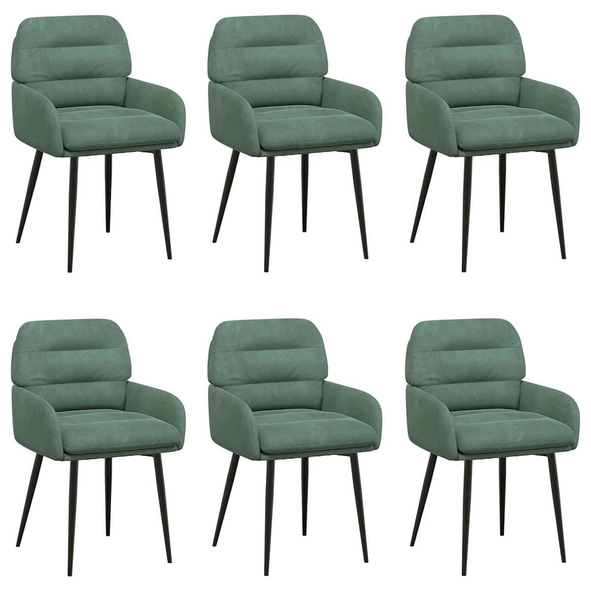 Spisestole Fløjl 59 x 59,5 x 90 cm - Billede 2
