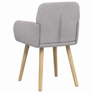 Jídelní židle 4 pcs Bouclé Světle šedá 59 x 57 x 85 cm - obrázek 5