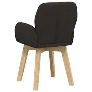 Jídelní židle 6 pcs Bouclé Černá 59 x 57 x 85 cm - obrázek 5