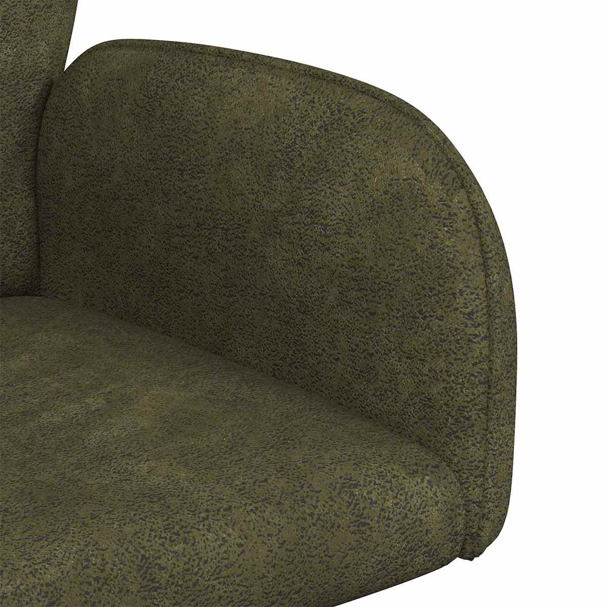 Svingende Spisestole Faux Suede Læder - Billede 6