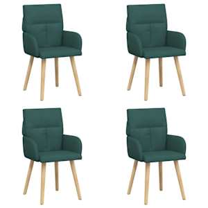 vidaXL S&ouml;&ouml;gitoa Toolid 4 tk kangas Tumeroheline 60 x 56 x 96 cm