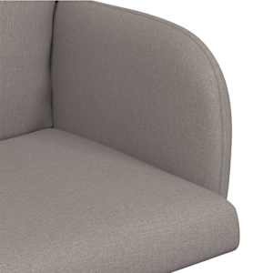 Jídelní židle 4 pcs Textil Taupe 60 x 56 x 96 cm - obrázek 5