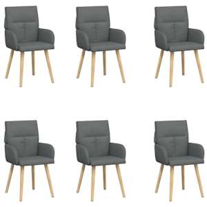 vidaXL S&ouml;&ouml;gitoa Toolid 6 tk kangas Tumehall 60 x 56 x 96 cm