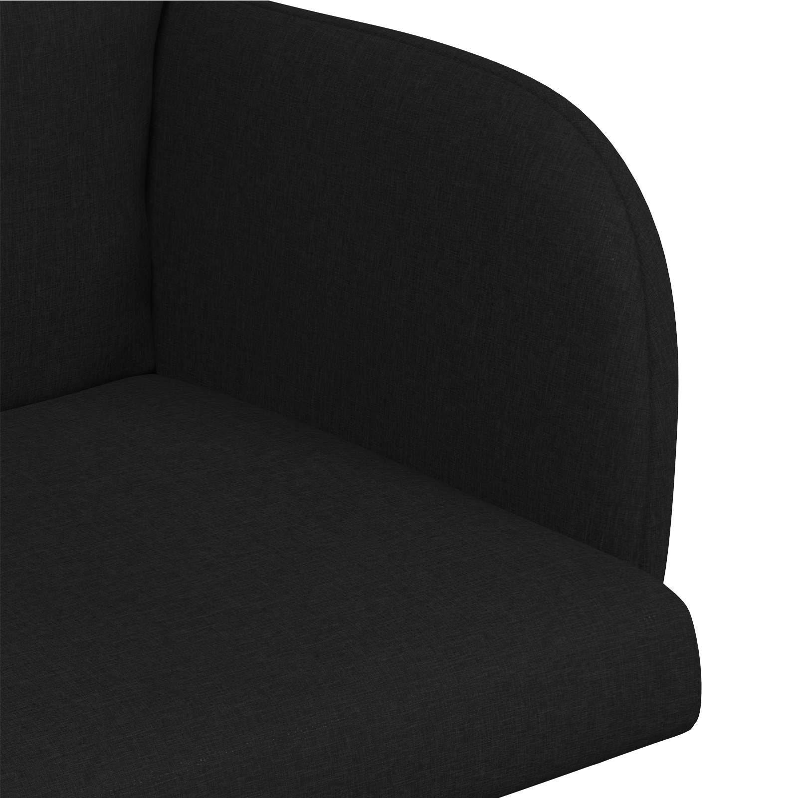 Jedilni stoli 6 pcs Blago Črna 60 x 56 x 96 cm - slika 6