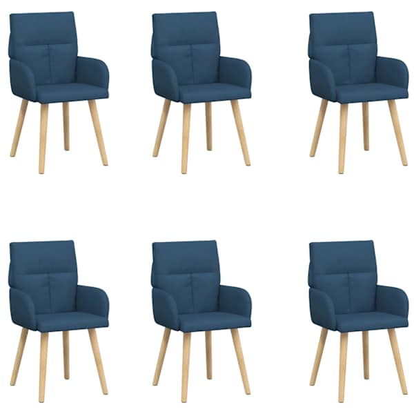 vidaXL S&ouml;&ouml;gitoa Toolid 6 tk kangas Sinine 60 x 56 x 96 cm