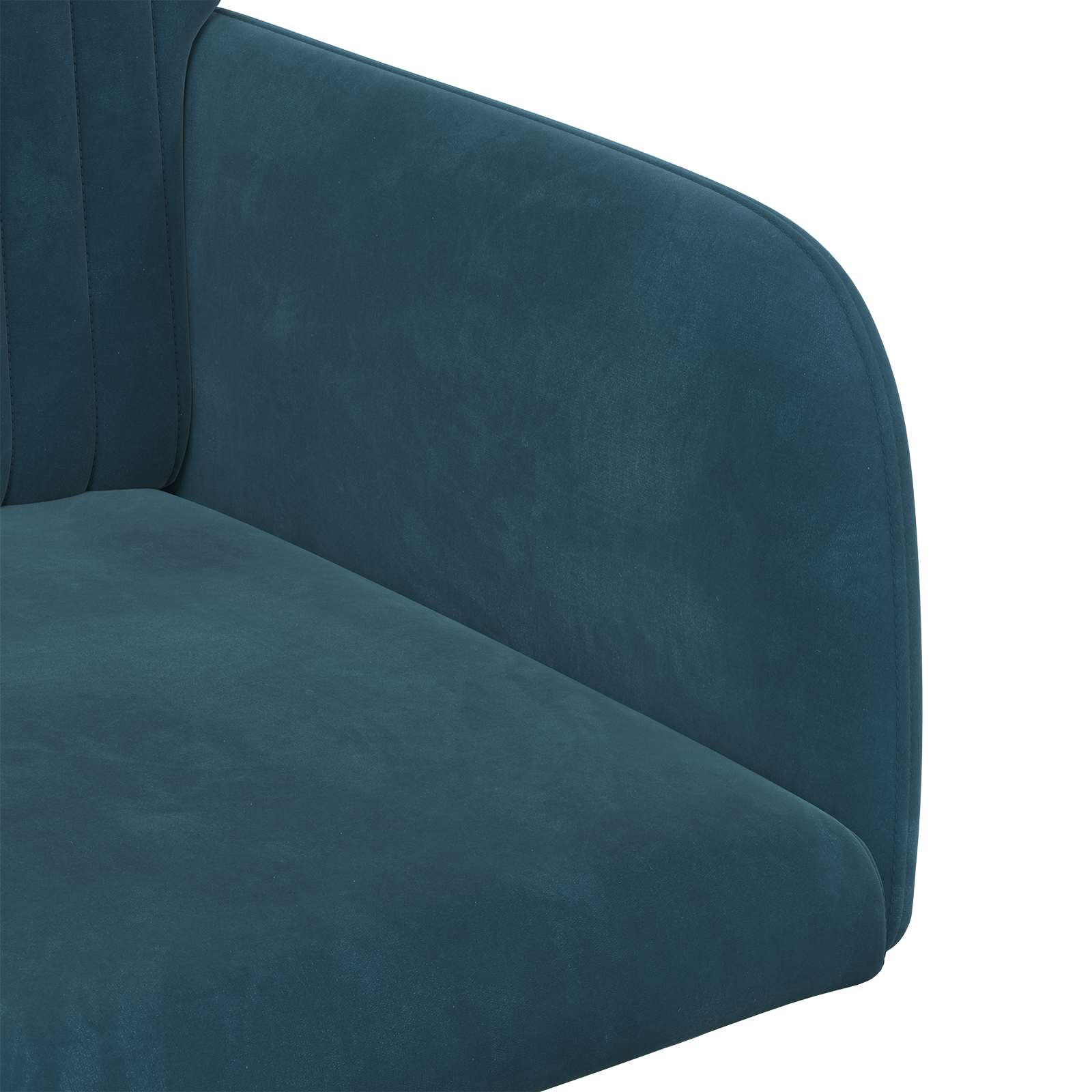 Jedilni stoli 4 pcs Žamet Modra 55 x 50 x 84 cm - slika 6