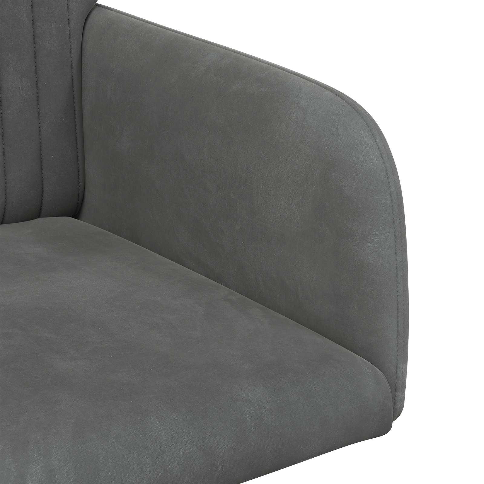 Jedilni stoli 6 pcs Žamet Temno siva 55 x 50 x 84 cm - slika 6
