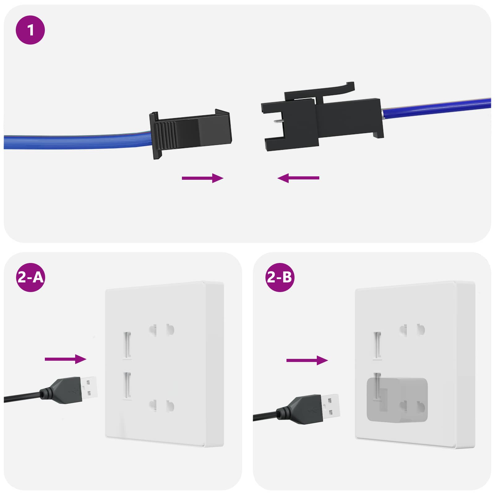 Bandă LED 4 pcs Negru și transparent 300 cm Cupru și Plastic [8]