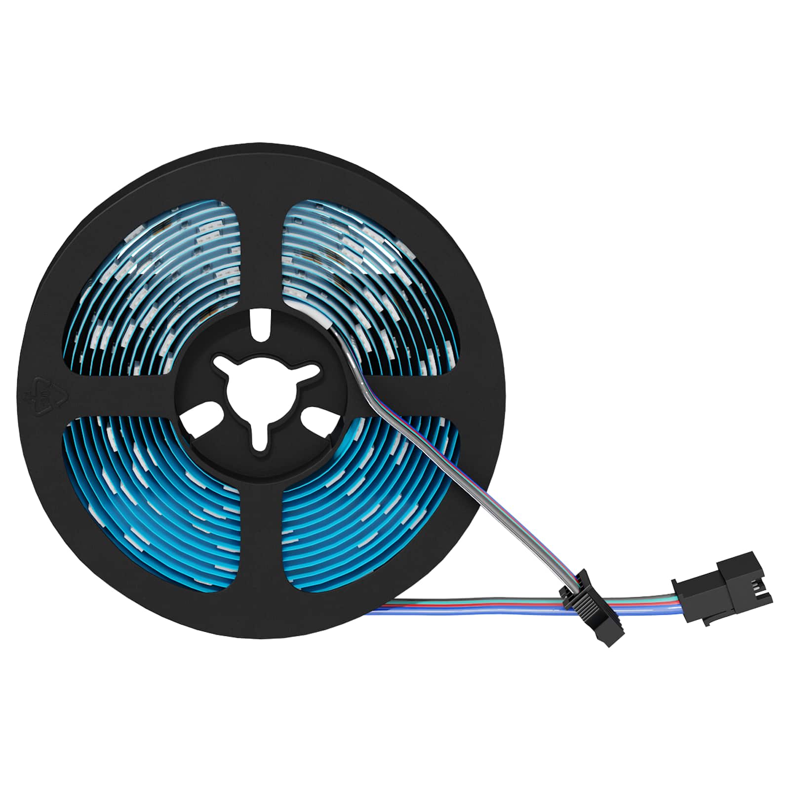 LED trak 2 pcs Črna in prozorna 2500 mm Baker in plastika - slika 3