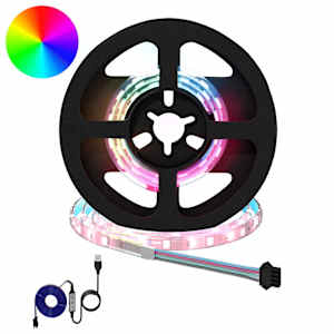 LED trak 12 pcs Črna in prozorna 350 mm Baker in plastika