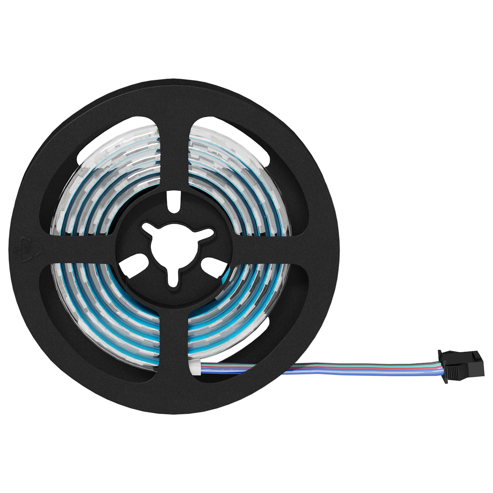 Bandă LED 4 pcs Negru și transparent 90 x 0,8 x 0,3 cm [1]