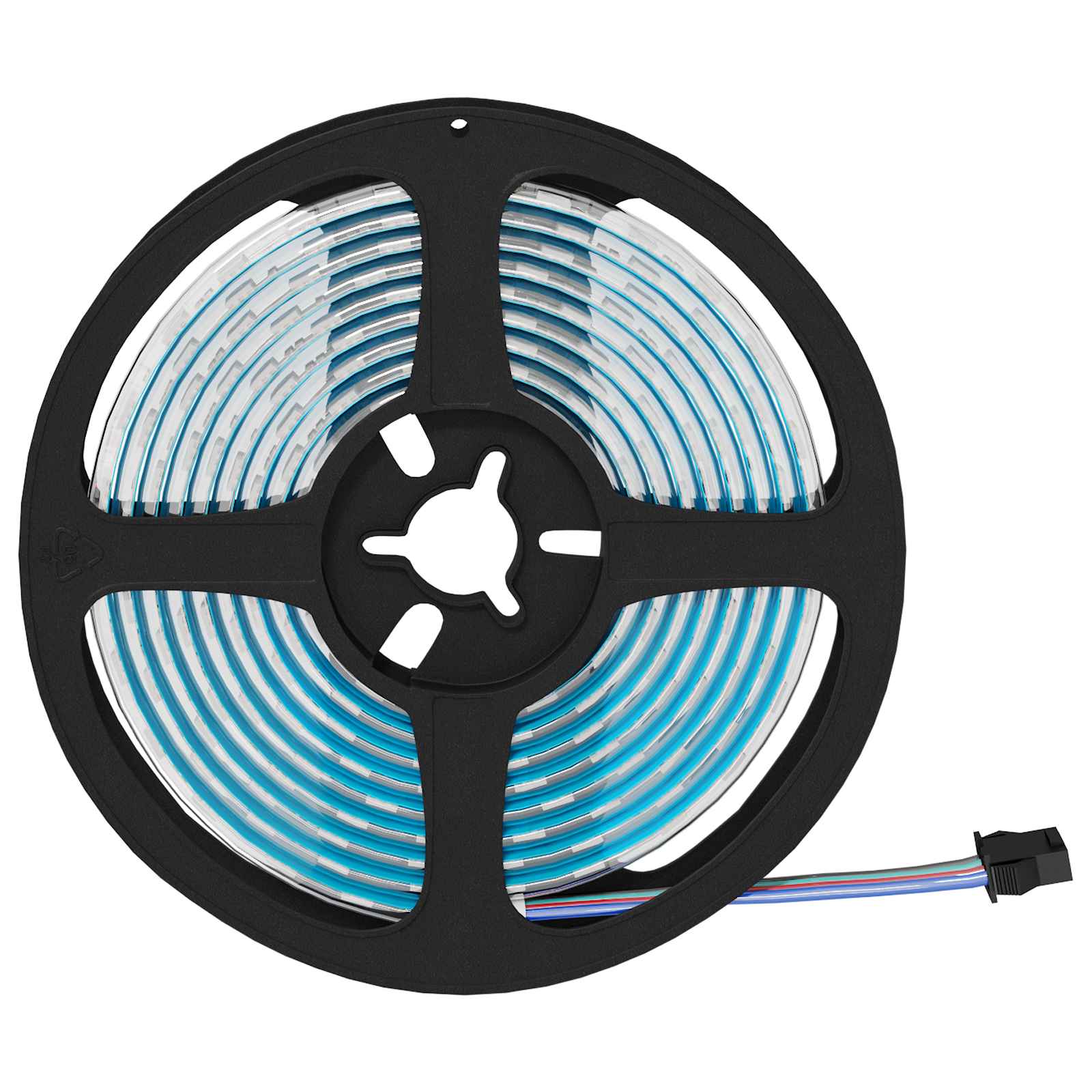 Bandă LED 4 pcs Negru și transparent 210 x 0,8 x 0,3 cm [2]