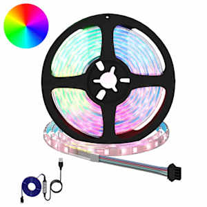 LED trak 12 pcs Črna in prozorna 2100 mm Baker in plastika