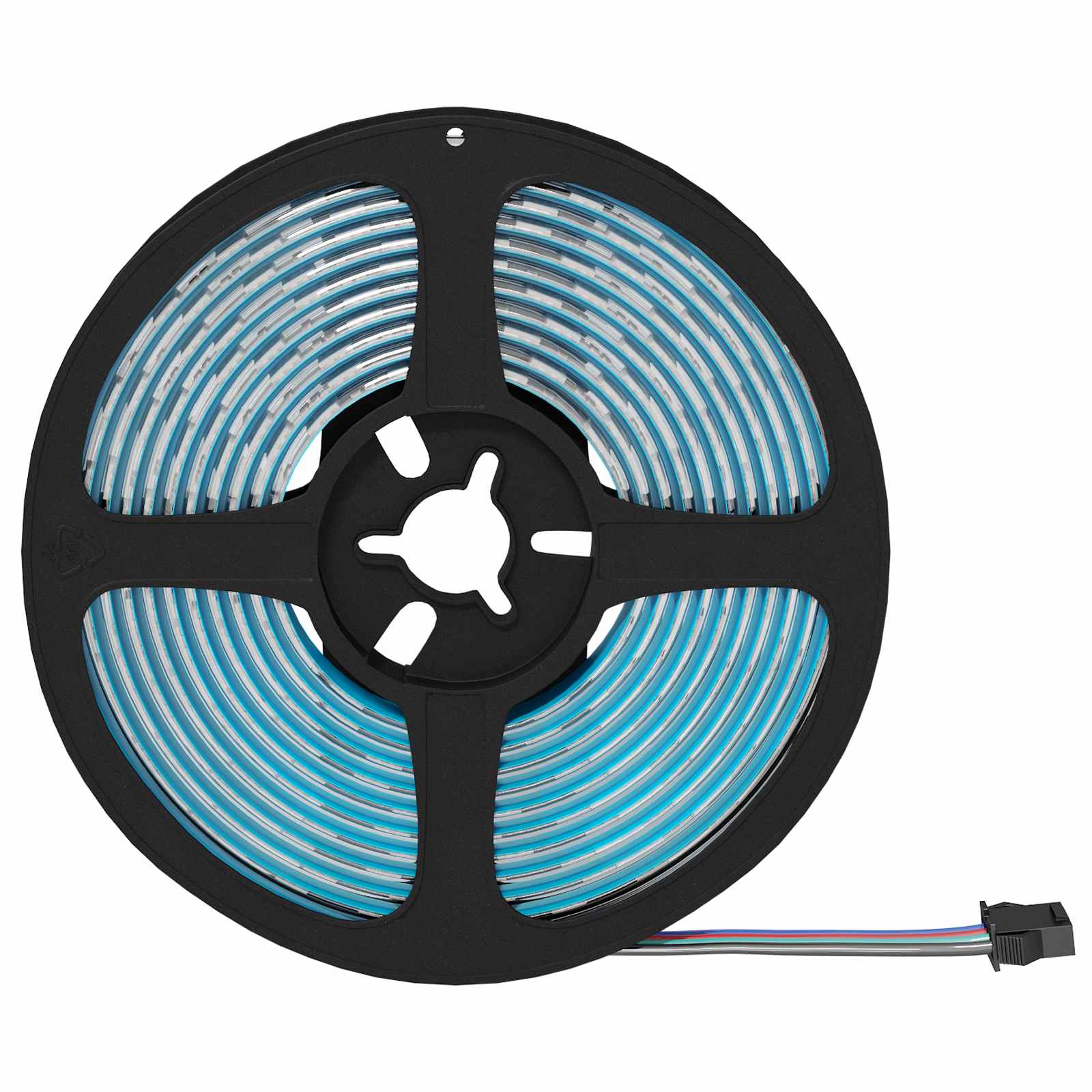 LED-strip 12 pcs Zwart en transparant 2500 mm image 3