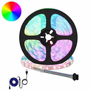 LED trak 2 pcs Črna in prozorna 5500 mm Baker in plastika