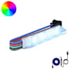 vidaXL LED Ribad 12 tk Must ja Valge Vask ja plastik