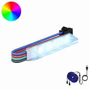 LED trak 12 kos Črna in večbarvna Baker in plastika