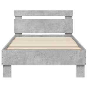 Postelový rám s LED Betonově šedá 80 x 200 cm Kompozitní dřevo - obrázek 5