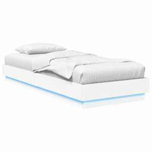 Postelový rám s LED Bílá 80 x 200 cm Kompozitní dřevo - obrázek 2