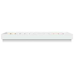 Postelový rám s LED Bílá 80 x 200 cm Kompozitní dřevo - obrázek 6
