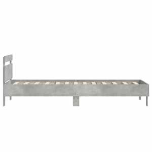 Rám postele s čelem Betonově šedá 80 x 200 cm Kompozitní dřevo - obrázek 5
