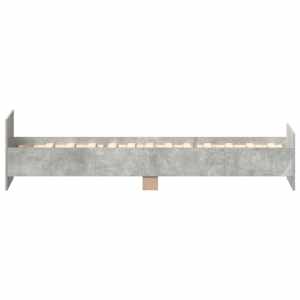 Rám postele s čelem Betonově šedá 80 x 200 cm Kompozitní dřevo - obrázek 5