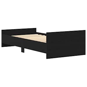 Rám postele s čelem Černý dub 80 x 200 cm Kompozitní dřevo - obrázek 6