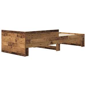 Rám postele s čelem Staré dřevo 80 x 200 cm Kompozitní dřevo - obrázek 5