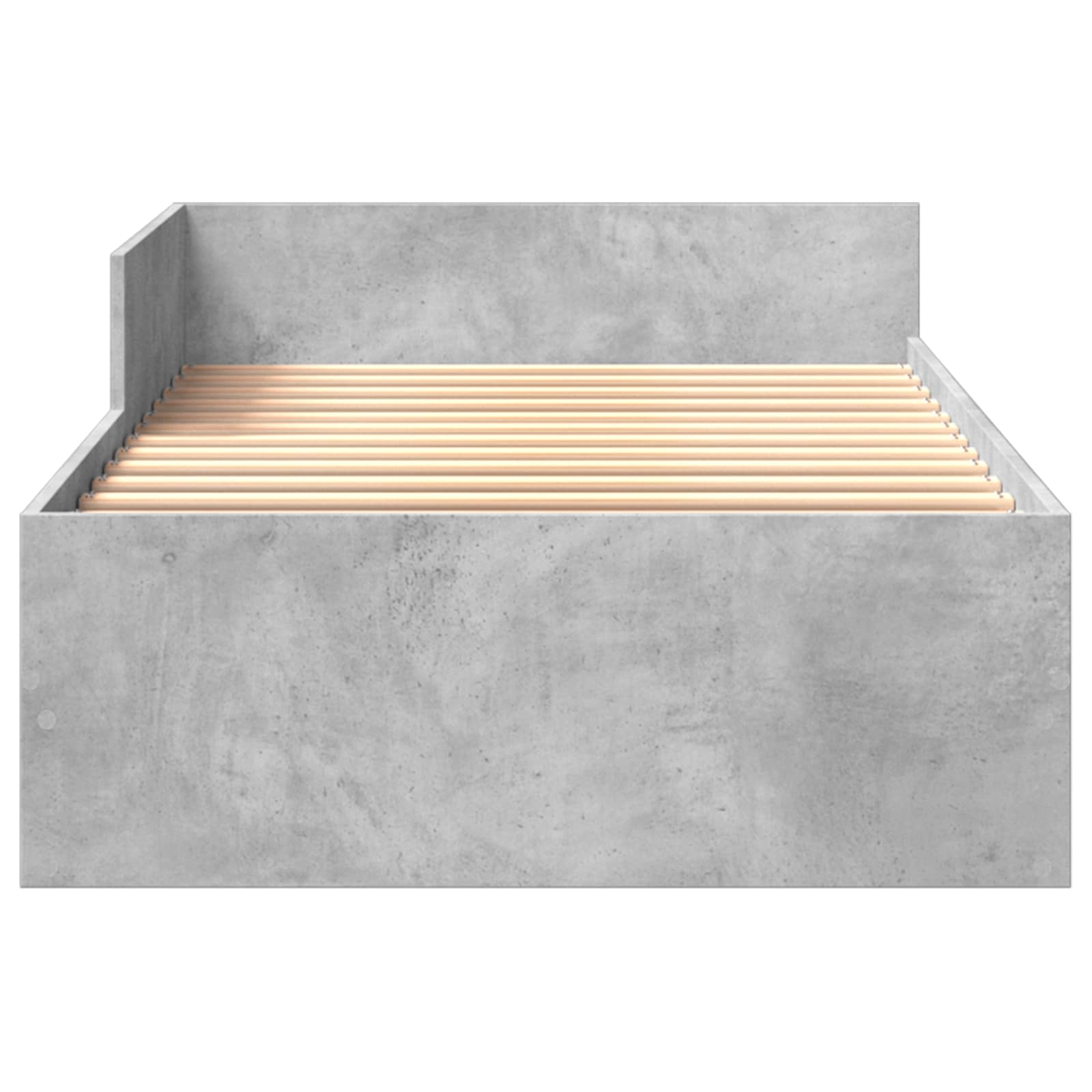 Okvir postelje z naslonjalom Betonsko siva 80 x 200 cm - slika 4