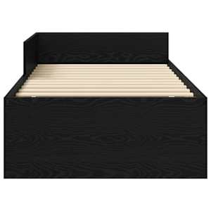 Rám postele s čelem Černý dub 80 x 200 cm Kompozitní dřevo - obrázek 3
