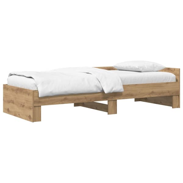 vidaXL Peatsiga voodiraam Artisan tamm 80 x 200 cm Tehispuit