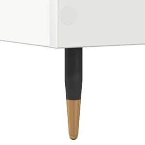 Rám postele Bílá 80 x 200 cm Kompozitní dřevo - obrázek 6