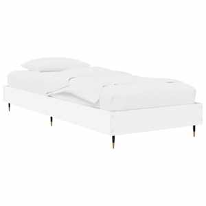 vidaXL Voodi raam Valge 80 x 200 cm Tehispuit