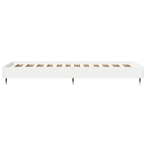Rám postele Bílá 80 x 200 cm Kompozitní dřevo - obrázek 4