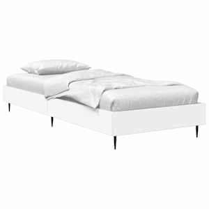 vidaXL Voodi raam Valge 80 x 200 cm Tehispuit