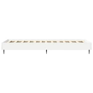 Rám postele Bílá 80 x 200 cm Kompozitní dřevo - obrázek 4