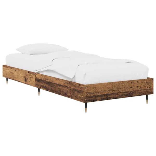 vidaXL Voodi raam Vana puit 80 x 200 cm Tehispuit
