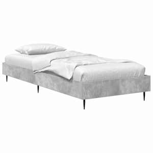 vidaXL Voodi raam Betoonhall 80 x 200 cm Tehispuit