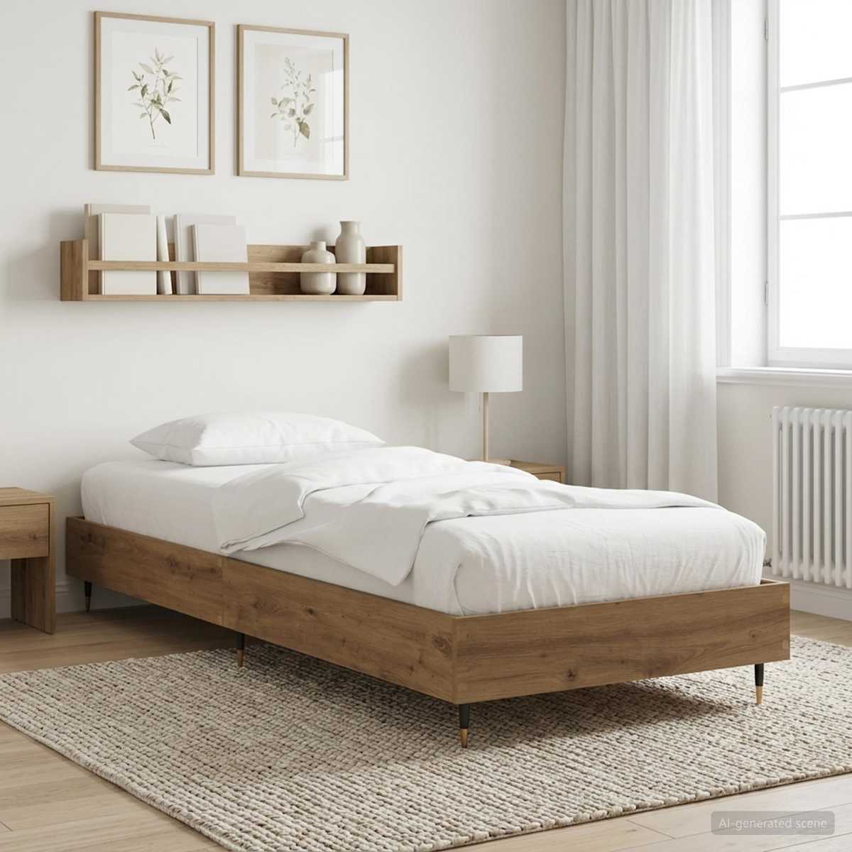 Sengestel 80 x 200 cm Konstrueret træ
