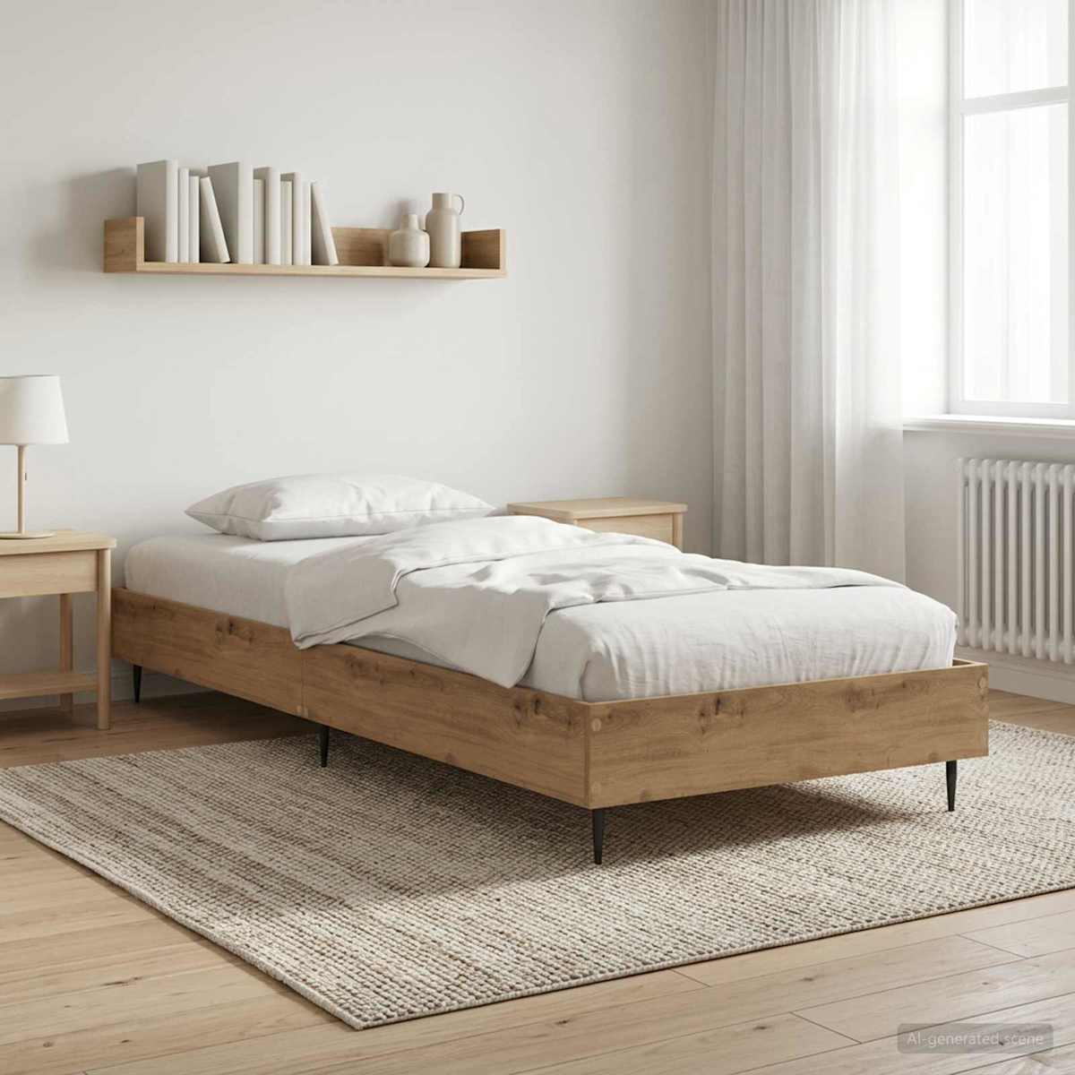 Sengestel 80 x 200 cm Konstrueret træ