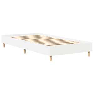 Rám postele Bílá 80 x 200 cm Kompozitní dřevo - obrázek 3